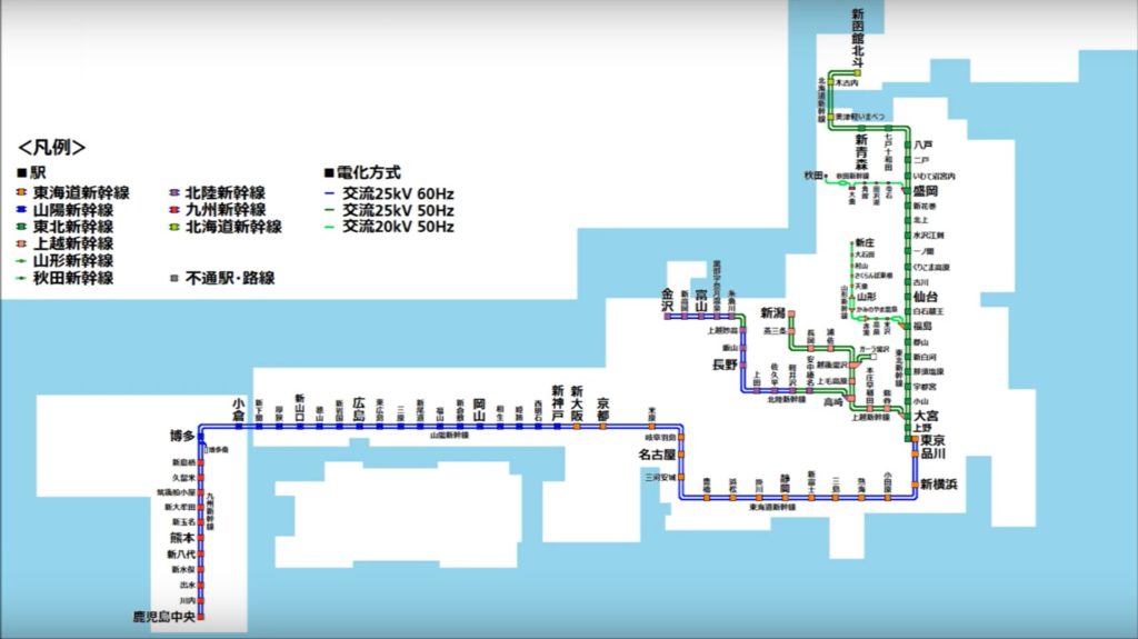 1964年 年 日本全国の新幹線の路線網の歴史をまとめてみた Japan Railway Com