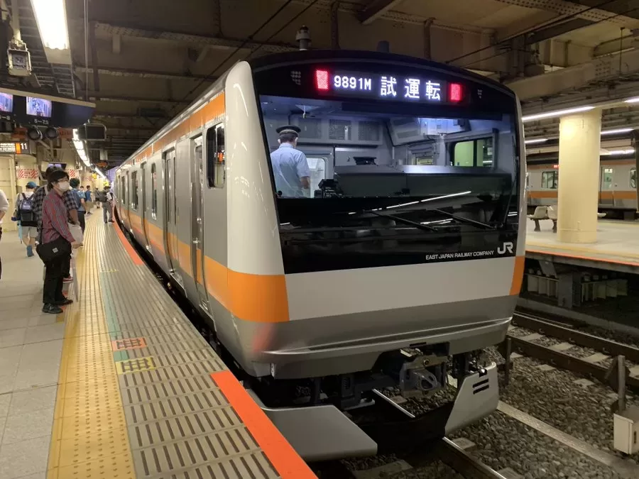中央線E233系0番台トタT71編成 J-TREC横浜 出場試運転