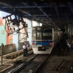 京成青砥駅で脱線事故 パンタグラフが大破 当該は北総7818編成