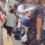 【迷惑撮り鉄のせいでホームから出れない】名鉄東岡崎駅にEL120撮影のために集結　　一般の乗客から不満が噴出