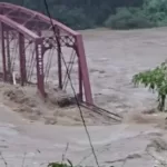 【鉄橋が流失】JR肥薩線の深水橋が川の氾濫で流される