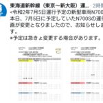 【大幅減便】いい加減すぎるJR東海 またもやN700Sが運用変更 今度は3便減に