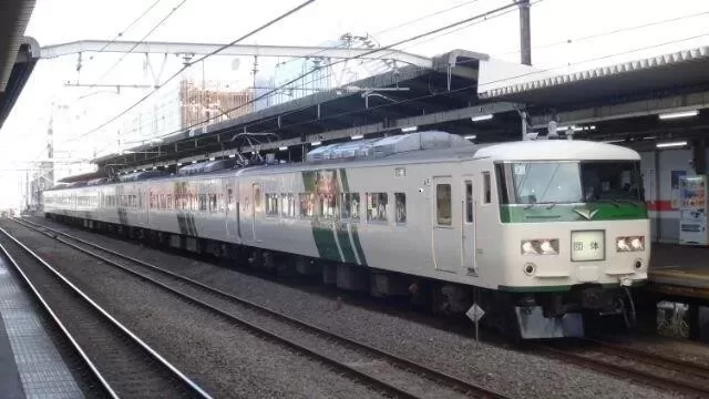185系団臨が上野駅に入線 ｢マナー次第では今後の臨時列車を無くす｣と駅員が迷惑撮り鉄に警告