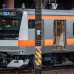 【中央特快｢東桂｣行】大宮総合車両センターに入場中の中央線E233系の行先表示が話題に