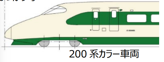 200系カラーE2新幹線